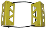 Forbes AG-TC10 Travel Chocks/8/Yellow. Heat-Treated, Powder Coat Finish. Large For Wheel 6.600 And Over.