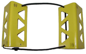 Forbes AG-TC10 Travel Chocks/8/Yellow. Heat-Treated, Powder Coat Finish. Large For Wheel 6.600 And Over.