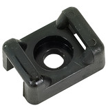 Hellerman Tyton CTM00C2 Cable Tie Mount/Black, .15 Hole Diameter, .2 Max Tie Width. For Use With 18 Lb-50 Lb Cable Ties. (Works With T18 Cable Tie)