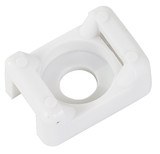 Hellerman Tyton CTM010C2 Cable Tie Mount/White, .15 Hole Diameter, .2 Max Tie Width. For Use With 18 Lb-50 Lb Cable Ties. (Works With T18 Cable Tie)
