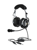 Faro G2-A-BLACK G2 Headset/Black, Active Noise Reduction (Anr), Noise Canceling Electret Mic, Leather Ear Protection