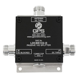 Gps Networking LDCBS1X2-BNC Passive GPS Antenna Splitter, 1 input, 2 output, BNC Connector