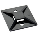 Hellerman Tyton MB-3A-0 Cable Tie Mount/Adhesive Bases. .14 Max Tie Width, .75 Length/Width. For Use With 18 Lb-30 Lb Cable Ties.