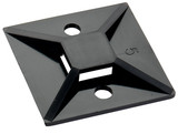 Hellerman Tyton MB5A0C2 Cable Tie Mount/Adhesive Bases. .35 Max Tie Width, 1.49 Length/Width, .19 Hole Diameter. For Use With 18 Lb-30 Lb Cable Ties.