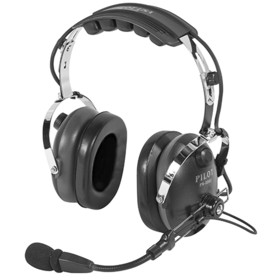 Pilot Communications PA-1161 Headset/Passive Noise Reduction, Mono Stereo Capability, Noise Cancelling Pa-7 Electret Mic, Dual Volume Control And Foam Ear Seals. Nrr Rating 24 Db
