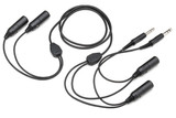 Pilot Communications PA-72S Dual Headset Adapter/6'/For Monaural Or Stereo Headsets
