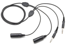Pilot Communications PA-77S Headset Extension Cable/For Monaural Or Stereo Headsets/5' Heavy Duty Extension Cord