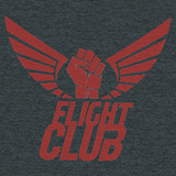 Runway Three-Six Flight Club- Men's Medium Flight Club T-Shirt / Black / Men's Medium