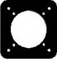 Forbes FAP 04-2 Instrument Reducer Plate From A Gyro To 3 1/8 Diameter, Heat-Treated Aluminum, Black Anodize Finish.