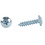 Big Industries 4RX1/4THASS Stainless Steel Sheet Metal Screw, 1/4-in, #4 Type A Thread, Price/each