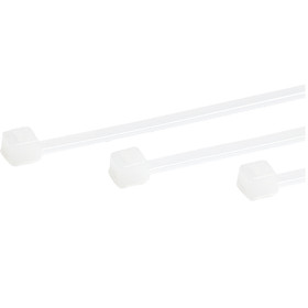 Hellerman Tyton T18S9M4 Standard Cable Ties , 18Lb, 3.3In Long, White