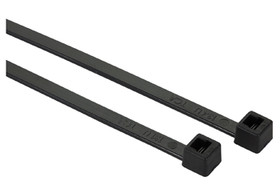 Hellerman Tyton T30R-0 Standard Cable Tie/Black, 5.8 Long, 30 Lb Strength.