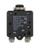 TE Connectivity 4-1393249-0 W58 Series Circuit Breaker , 10 Amp Rating, Push Actuator