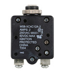 TE Connectivity 4-1393249-2 W58 Series Circuit Breaker , 2 Amp Rating, Push Actuator