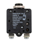 TE Connectivity 4-1393249-9 W58 Series Circuit Breaker , 5 Amp Rating, Push Actuator