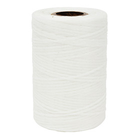 Breyden Products WHT STRING Nylon Waxed Lacing Cord/White, 500 Yards. Mil-T43435B