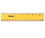 Acme United ACM00412 Plastic Ruler 6 In, Price/EA