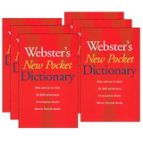 Houghton Mifflin Harcourt AH-9780618947263-6 Websters New Pocket, Dictionary (6 EA)