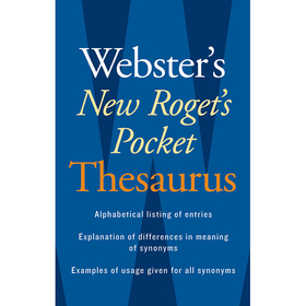 Houghton Mifflin Harcourt AH-9780618953202 Websters New Rogets Thesaurus Pocket Edition