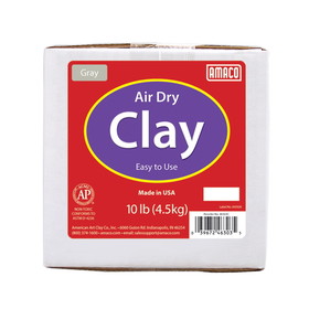 AMACO AMA46303C Gray Air Dry Clay 10Lb