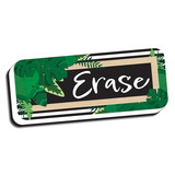 Ashley Productions ASH09986 Magnet Whitebord Eraser Boho Leaves