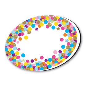 Ashley Productions ASH09992 Whiteboard Eraser Confetti Oval, Magnetic
