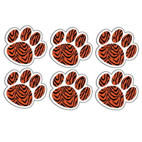 Ashley Productions ASH10000-6 Magnetic Whiteboard Eraser, Tiger Paw (6 EA)