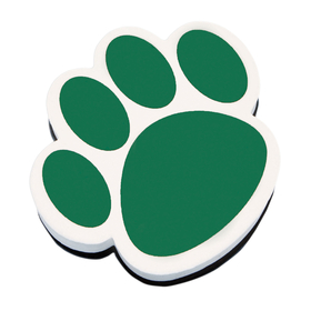 Ashley Productions ASH10001 Magnetic Whiteboard Eraser Green Paw