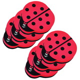 Ashley Productions ASH10015-6 Magnetic Whiteboard Eraser, Ladybug (6 EA)