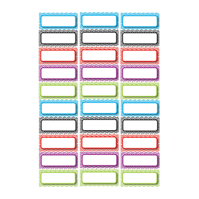 Ashley Productions ASH10077 Die Cut Magnets Assorted Color - Chevron Nameplates