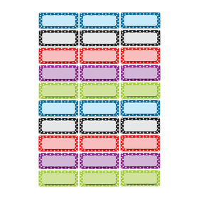 Ashley Productions ASH10079 Die Cut Magnets Assorted Color Dots - Nameplates