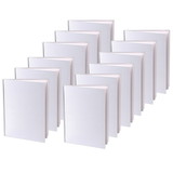 Ashley Productions ASH10700-12 White Hardcover Blank Book, 8-1/8X6-3/8 (12 EA)