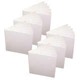 Ashley Productions ASH10704-6 White Hardcover Blank Book, 5 X 5 (6 EA)