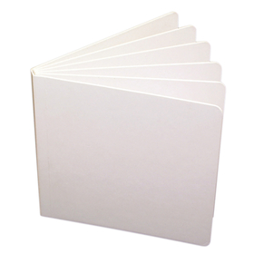 Ashley Productions ASH10704 White Hardcover Blank Book 5 X 5