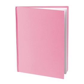 Young Authors ASH10713 Pink Blank Hardcover Book 8X6In