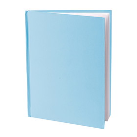 Young Authors ASH10714 Blue Blank Hardcover Book 8X6In