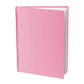 Young Authors ASH10715 Pink Blank Hardcover Book 11X8.5In