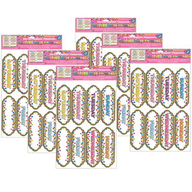 Ashley Productions ASH19006-6 Magnetic Confetti Days, The Week (6 PK)
