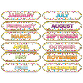 Ashley Productions ASH19008 Magnetic Confetti Months Of The Yr