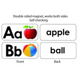 Ashley Productions ASH40006-3 Abc Picture Words Double, Sided Magnets (3 PK)