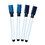 Ashley Productions ASH50116 Dry Erase Markers 4/Pk Blk Fine Tip, Price/Pack