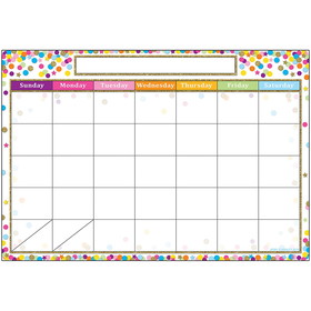 Ashley Productions ASH91041 Smart Confetti Calendar Chart, Dry-Erase Surface