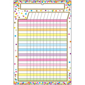 Ashley Productions ASH91042 Smart Confetti Incentive Chart, Dry-Erase Surface