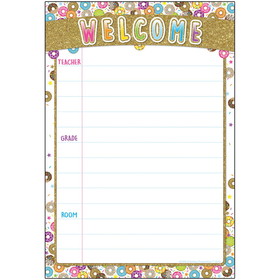 Ashley Productions ASH91068 Donutfetti Welcome 13 X 19 Chart, Smart Poly