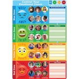 Ashley Productions ASH91096 Control Your Emotions 13In X 19In, Smart Poly Chart