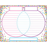 Ashley Productions ASH92019 Chart Venn Diagram Confetti, Dry-Erase Surface