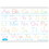 Ashley Productions ASH95012 Manuscrpt Writing Learn Mat 2 Sided, Write On Wipe Off, Price/Each