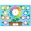 Ashley Productions ASH95018 Telling Time Learning Mat 2 Sided, Write On Wipe Off, Price/Each