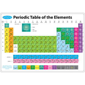 Ashley Productions ASH95615 10Pk Periodic Table Mat 2 Sided, Write On Wipe Off