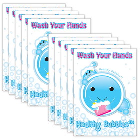 Ashley Productions ASH97031 10 Pk Postermat Healthy Bubbles